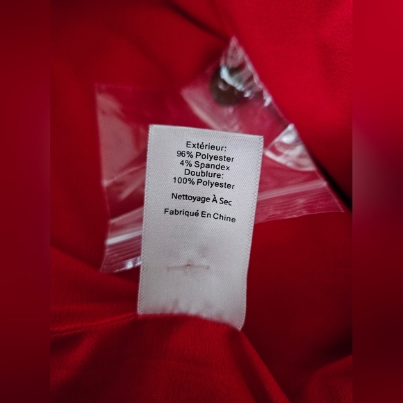 NWT Talbots Paisley Knee Length Red Opulent Side Button Detail Slit Skirt Sz 2P - Picture 7 of 12